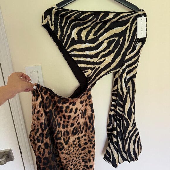 animal print maxi dress - YAURA - Picture 3 of 9